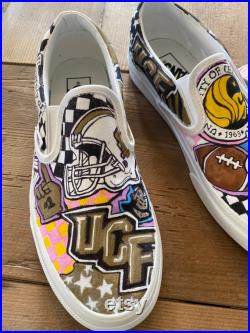 UCF university of central Florida custom sneakers