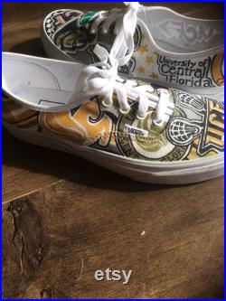 UCF university of central Florida custom sneakers