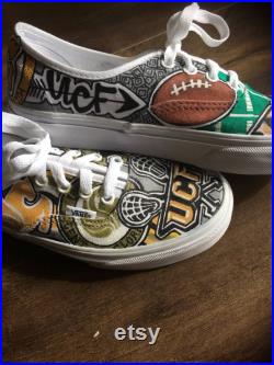 UCF university of central Florida custom sneakers