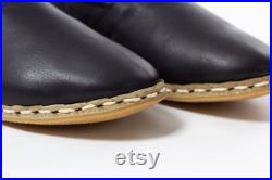 Unisex Seaweed Authentic Leather Shoes, Traditional Yemeni Shoes, Flat Comfort, Leather Loafer, Ethnic Gifts, Slip-On, Handmade Models