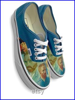 Van Gogh Self Portrait Authentic Custom Vans Brand Shoes