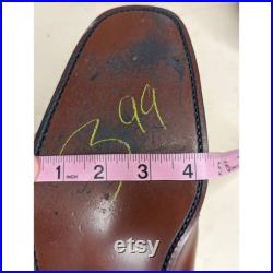 Vintage Mens Ambassador Sparta Monk Strap Dress Shoes Brown Leather England 12C