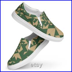 Warder Aperiodic Tiling Men s slip-on canvas shoes