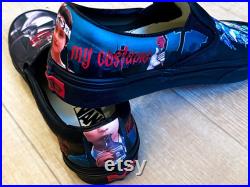 Wednesday Addams Vans Custom Shoes Converse Horror Addams Family