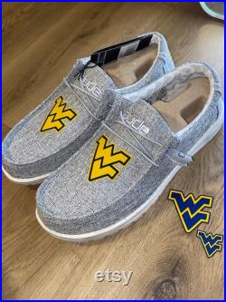 West Virginia University Mountaineers Hey Dude Shoes