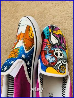 hand-painted shoes for Christmas